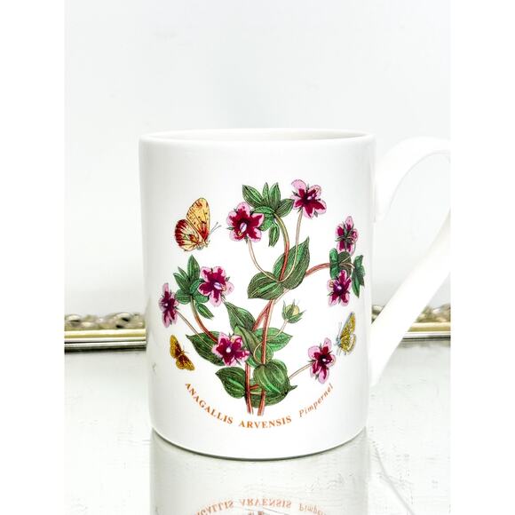 Vintage Portmerion Botanic Garden large mug Anagallis Arvensis, Made in England - Picture 2 of 8